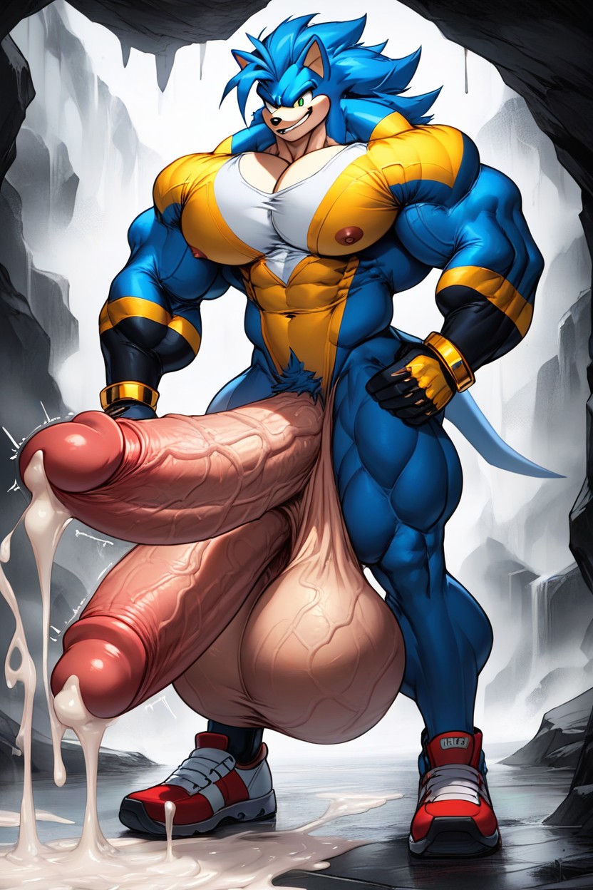 25+, Penis Expansion, Sonic The Hedgehog Furry AI Porn
