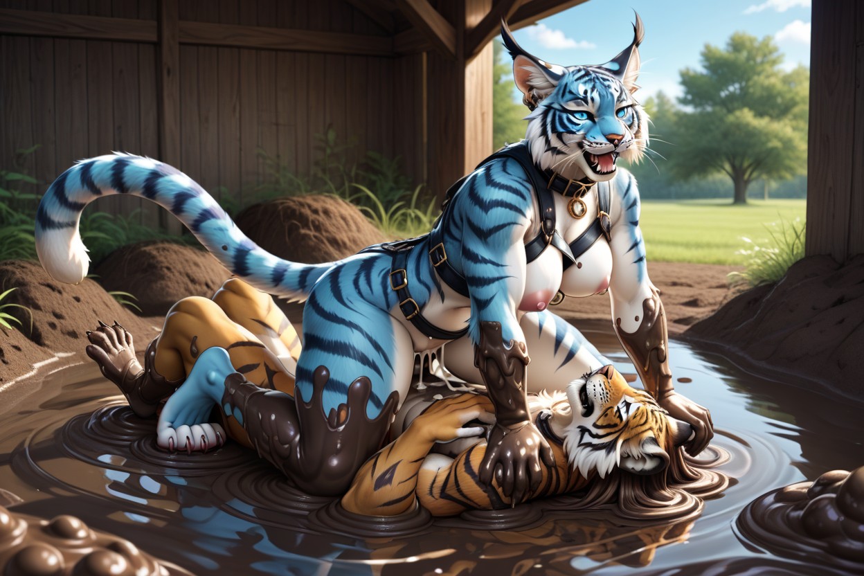 Catform, Mud Everywhere, Drooling Cum Furry AI Porn