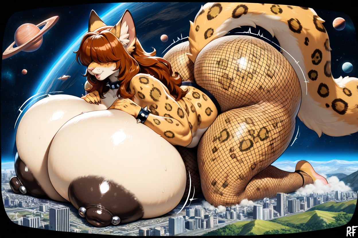 Full Breasts Out Of Frame, Vue De Côté, Colossal Breasts Porno IA Furry