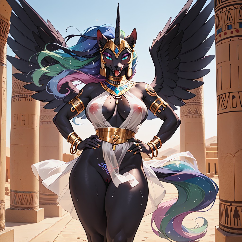 Blushing, Tattoo, Crotch Tattoo Furry AI Porn