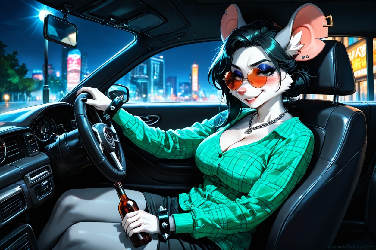 Ash Hair, 18+, Alleyway Furry AI Porn