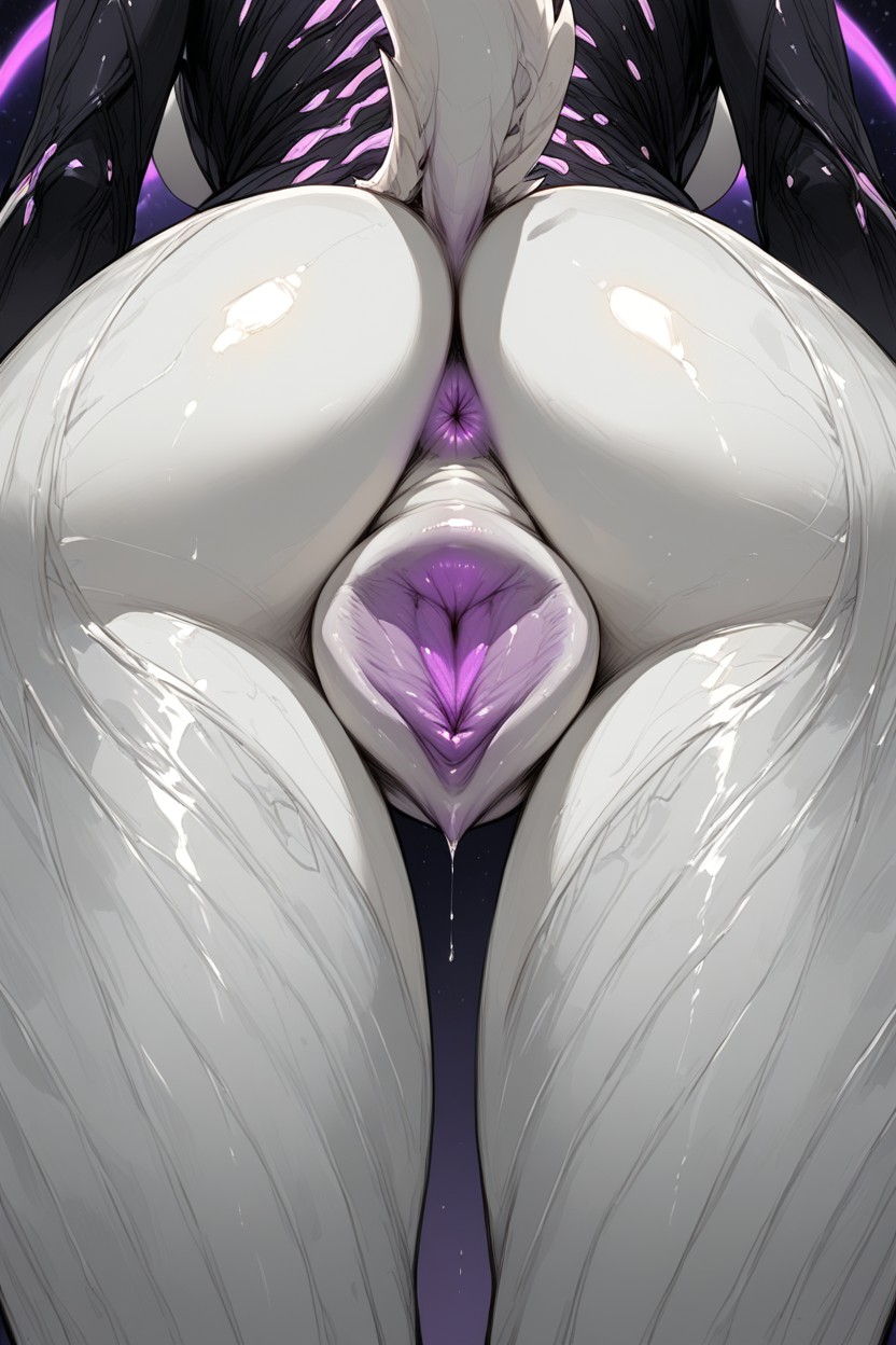White Body, Wet Pussy, Tall Furry AI Porn