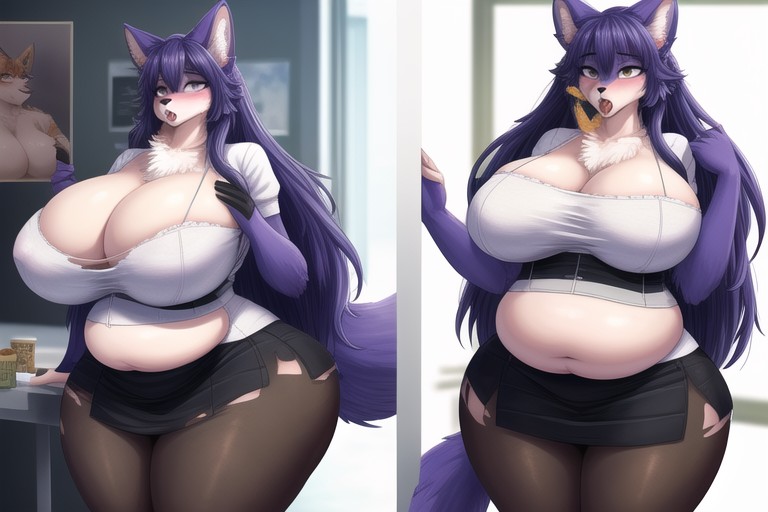 And Amplified—fatter, D Hentaieach Time She Is Seen, Ultra-hyper Mega Bustier Furry AI Porn