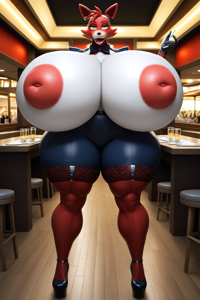 Heavy Blushing, Massive Ass, Amazing Ass Furry AI Porn