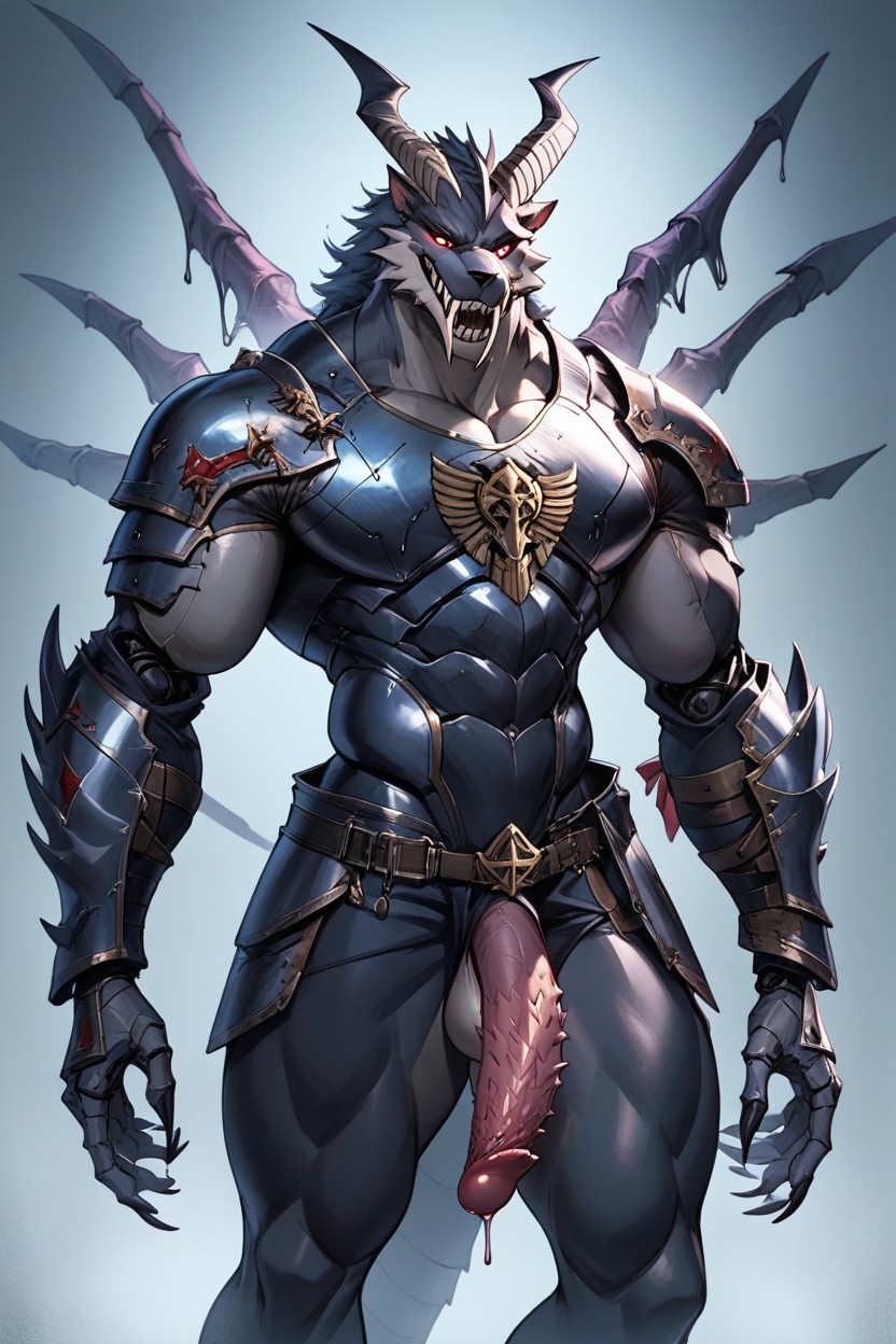 Additional Limbs With Claws, Curved, 18+ Furry AI Porn