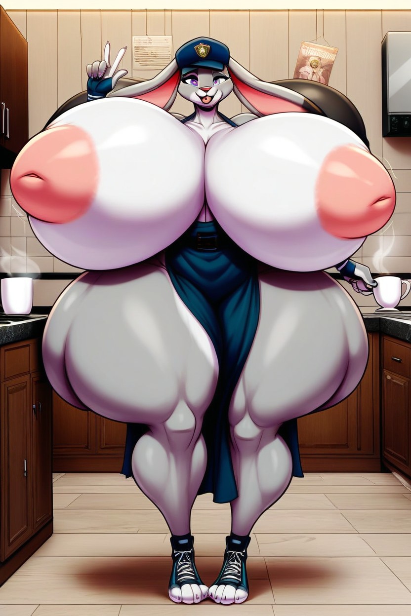 Gigantic Swelling Breasts Oversized Breasts, Growth Lines, 咖啡店 AI兽人黄片