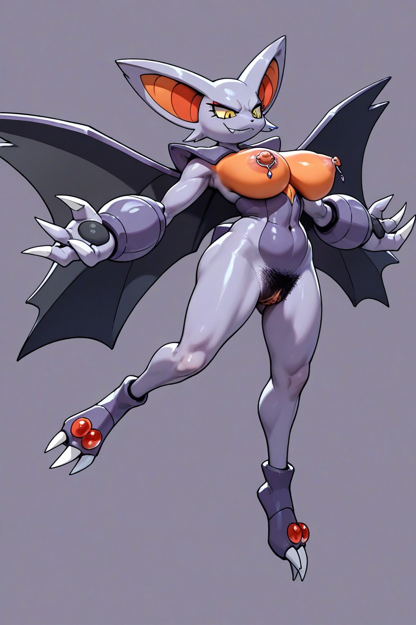 Skinny, Simple Background, Sexy Furry AI Porn