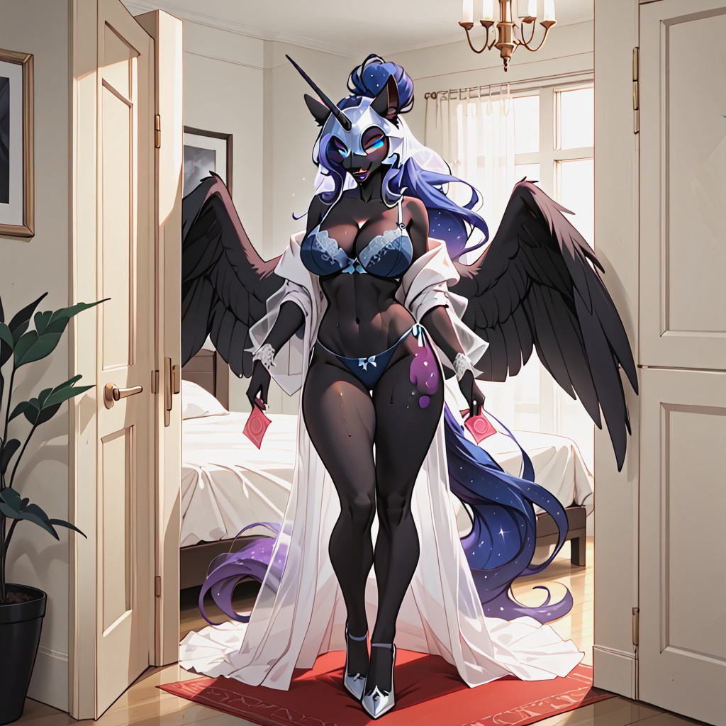 Slit Pupils And Fangs, Full Body, Benting Over Furry AI Porn
