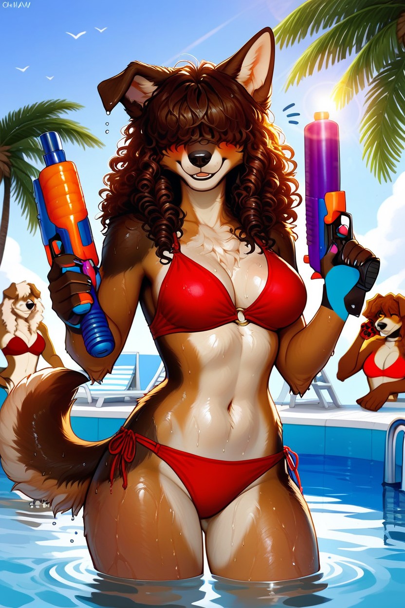 Four Paw Pawds, Blushes, Paw Pawds Furry AI Porn