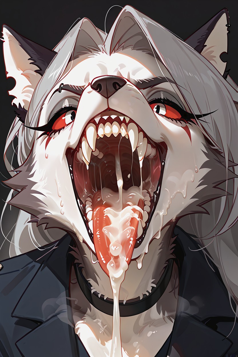 Female, Expression, Wolf Furry AI Porn