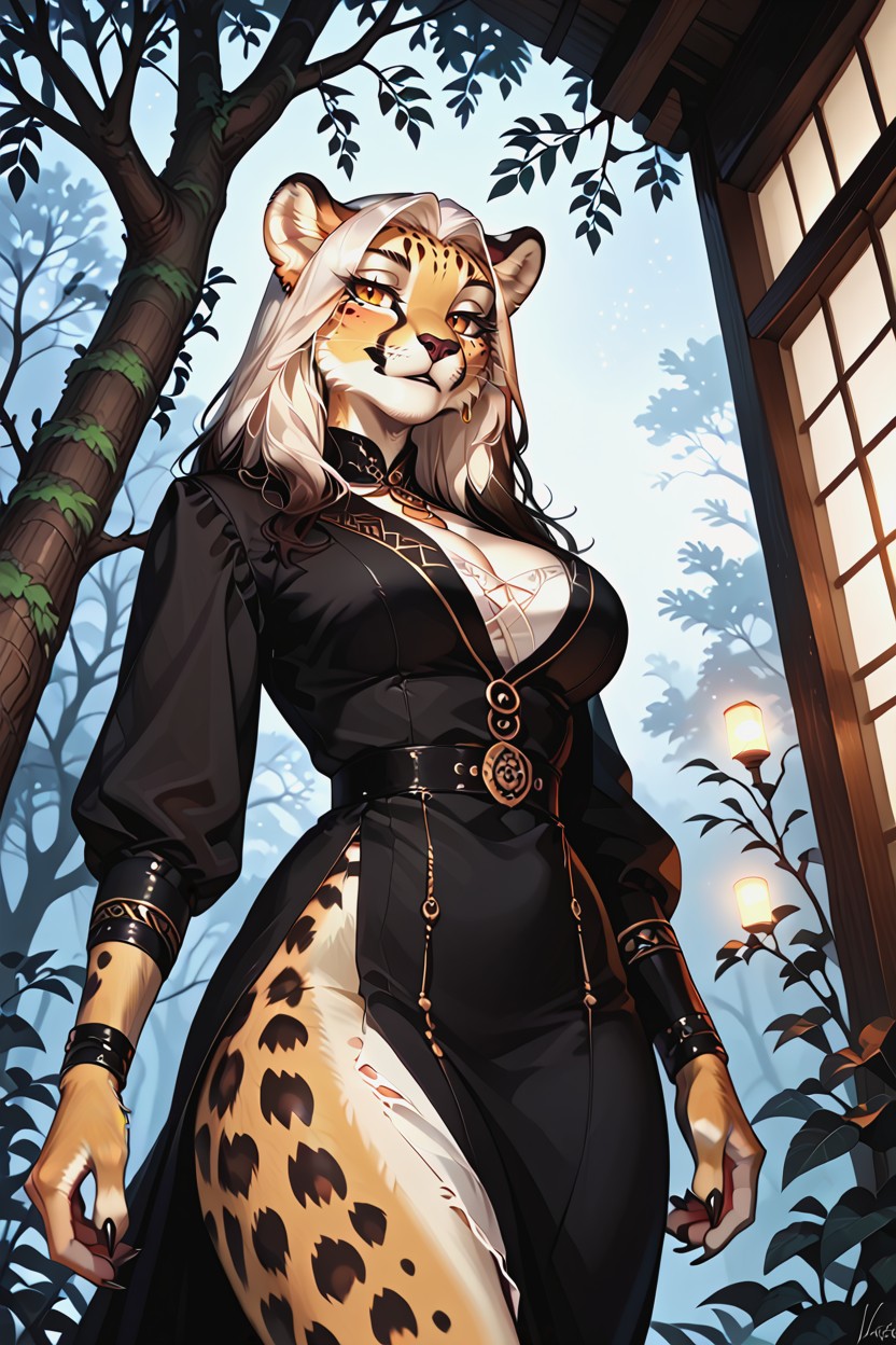 Deep Shadows, Practical, Weathered Furry AI Porn