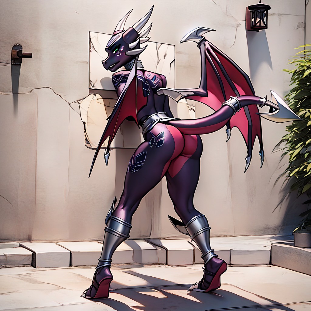 Arched Back, Detailed Body, Ass Sticking Out Furry AI Porn