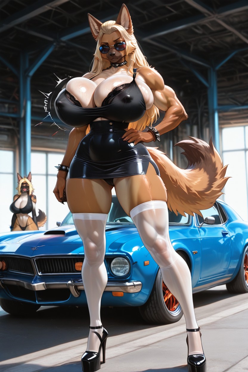 雙人圖, Mega Breasts, Fluffy Fur AI獸人黃片