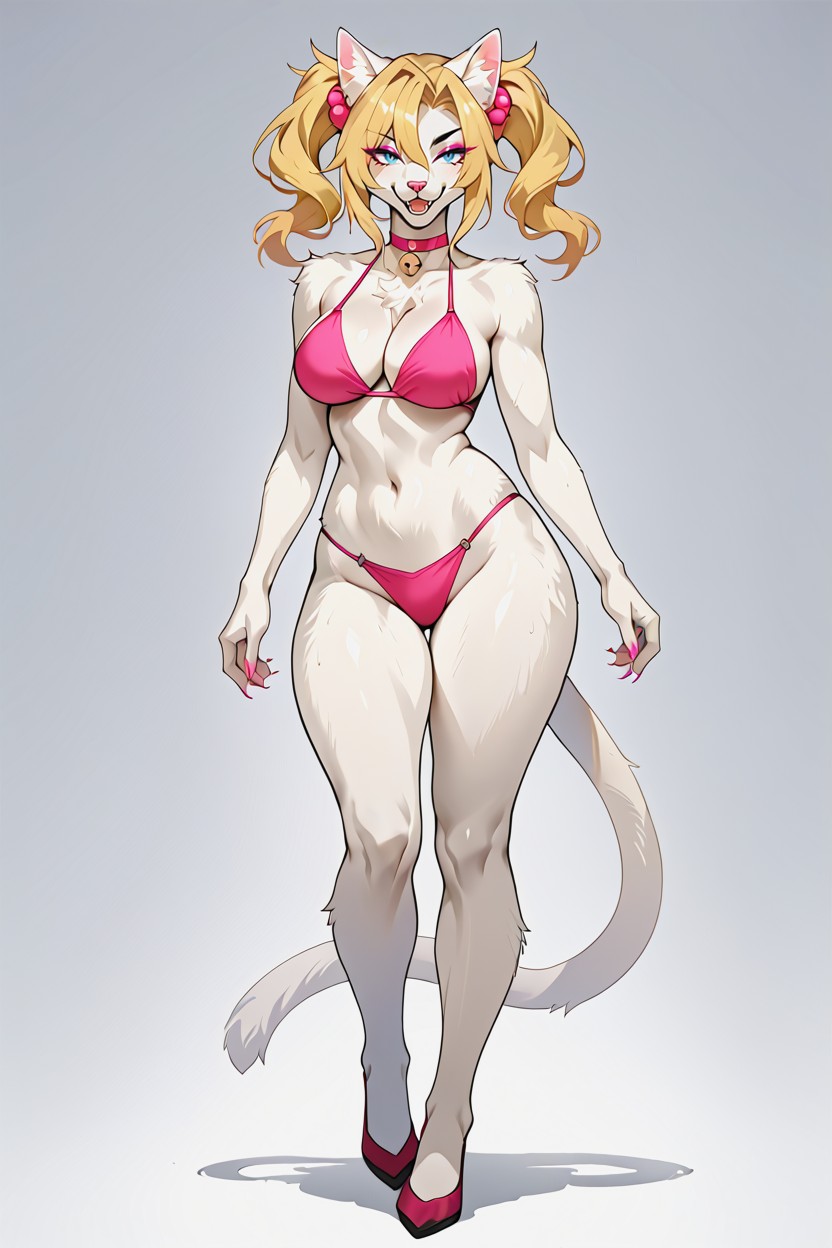 Pink Nose, Cat, Face 퍼리 AI 포르노