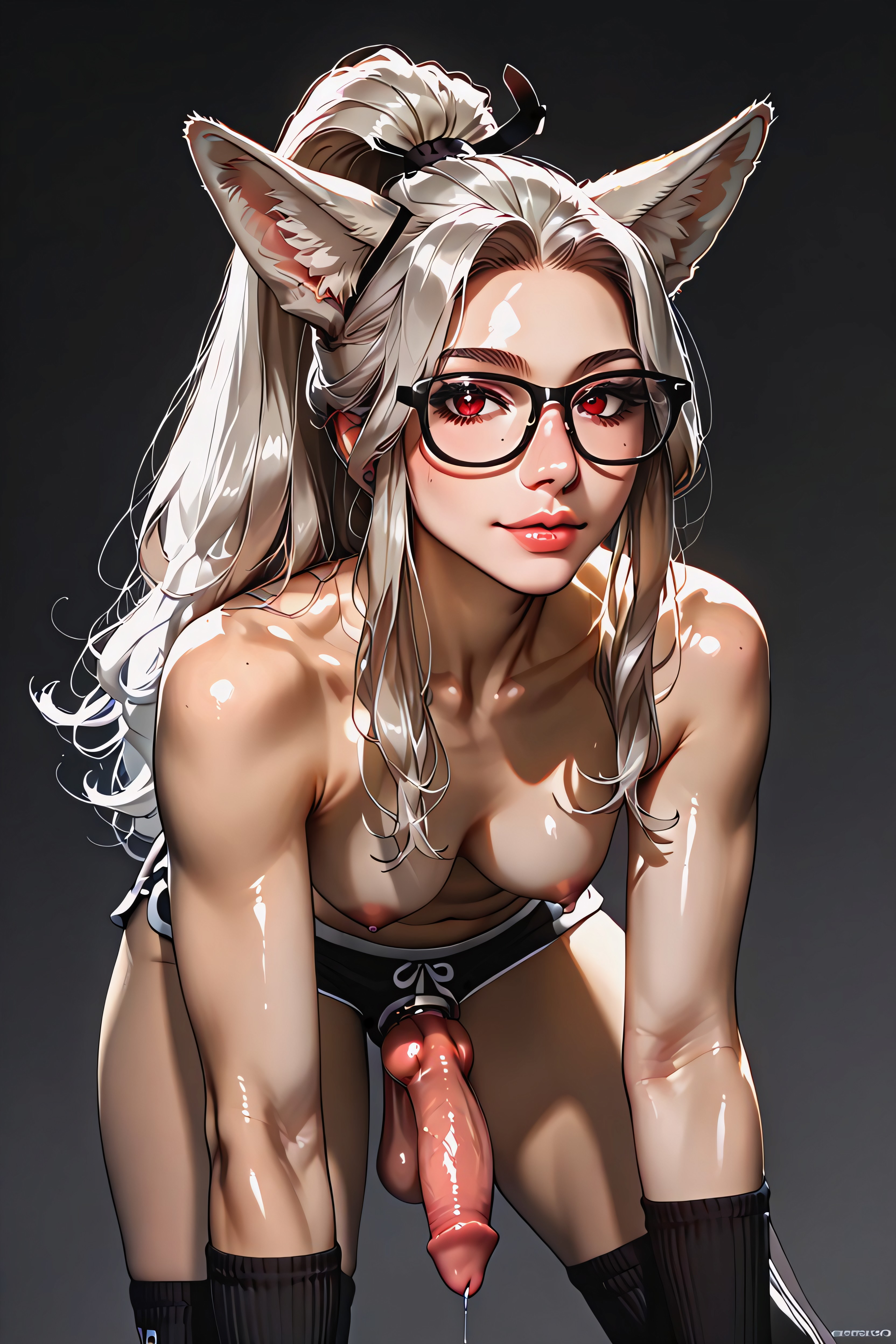Hyper Dark Art, 紅色眼睛, Black-dark-night-background AI獸人黃片