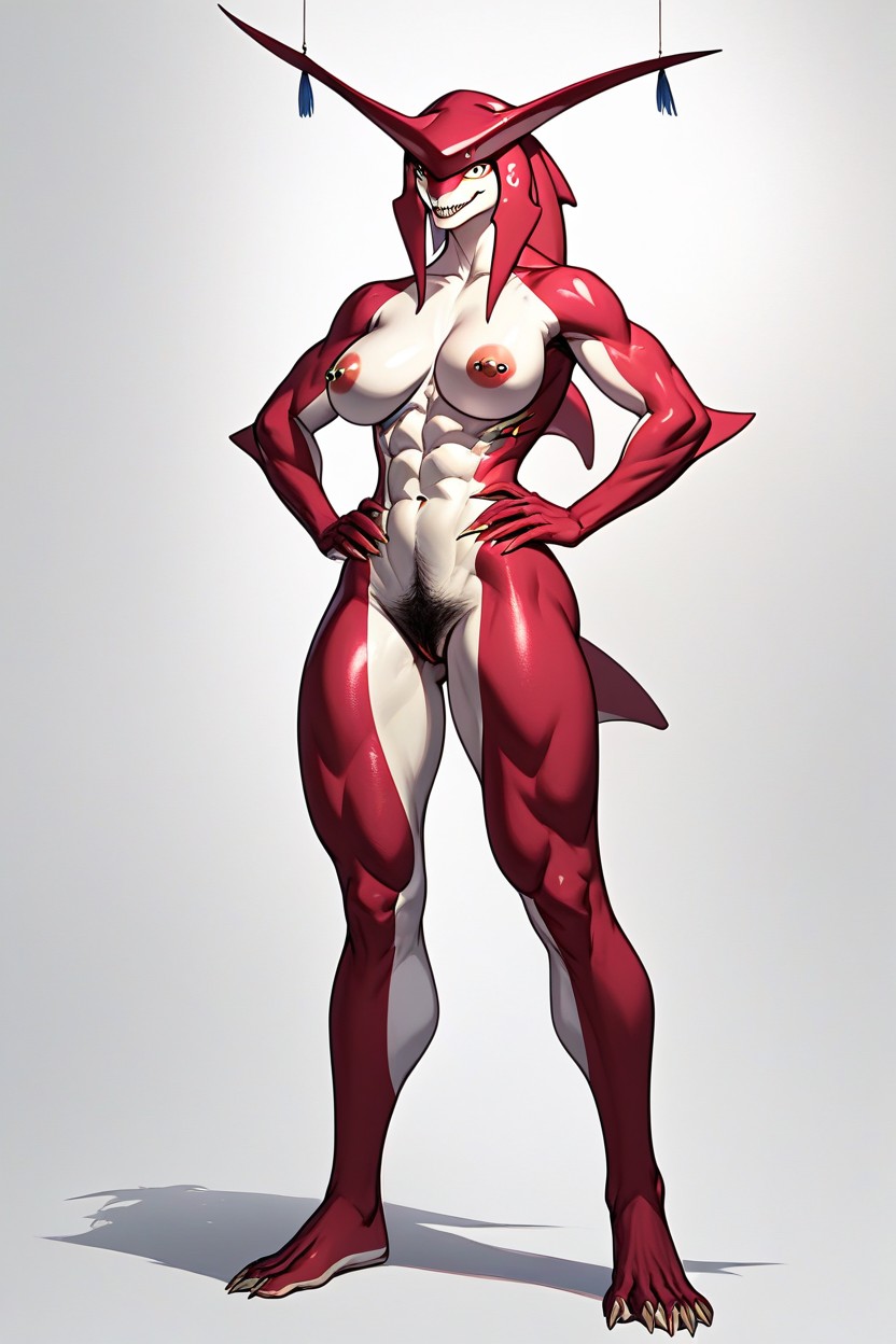 Looking Down, Legs, Nude Furry AI Porn