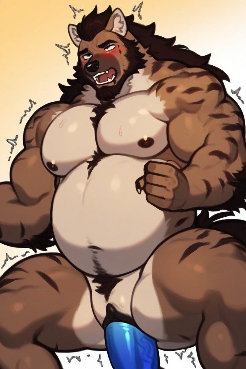 Rodar Los Ojos, 1 Persona, Gruesa Furry IA