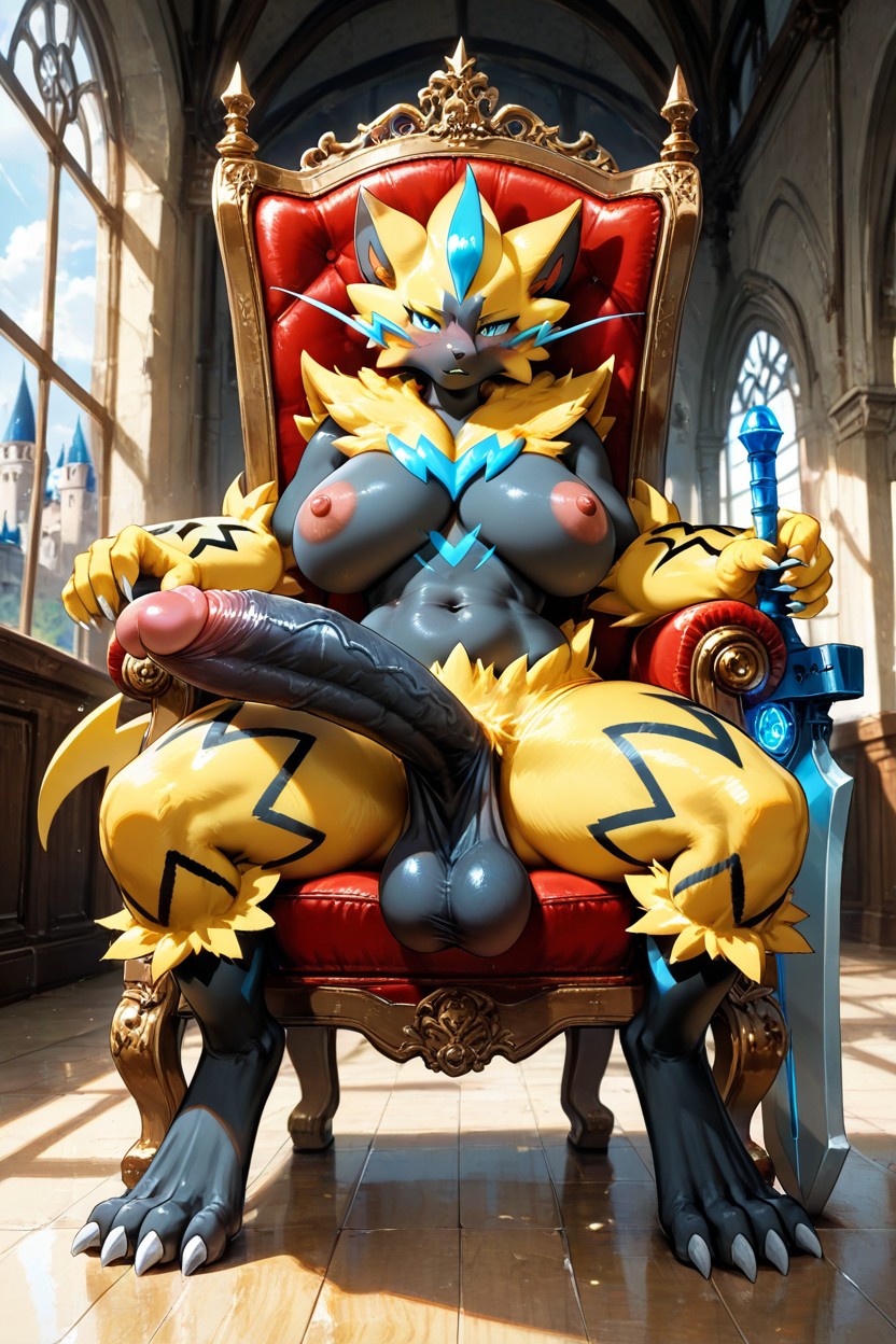 Crown, Claws, Furry Only Furry AI Porn