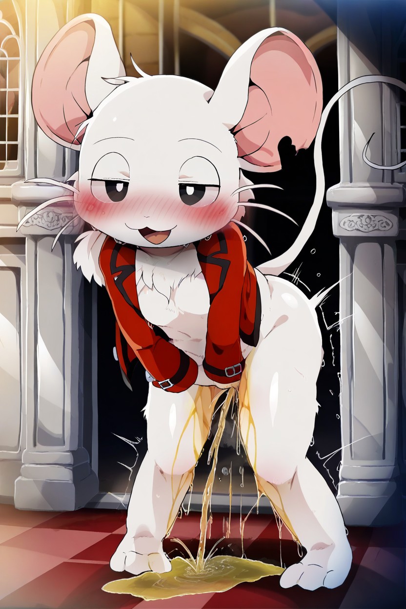 Moaning, Dagasi Art Style, Mouse Furry IA