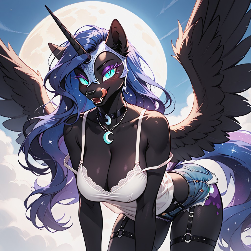 Necklace, Choker, Wedding Ring Furry AI Porn