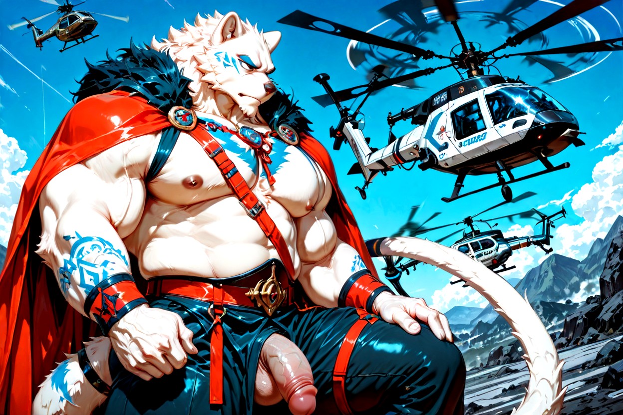 18+, Messy Thick White Fur, Newest Furry AI Porn