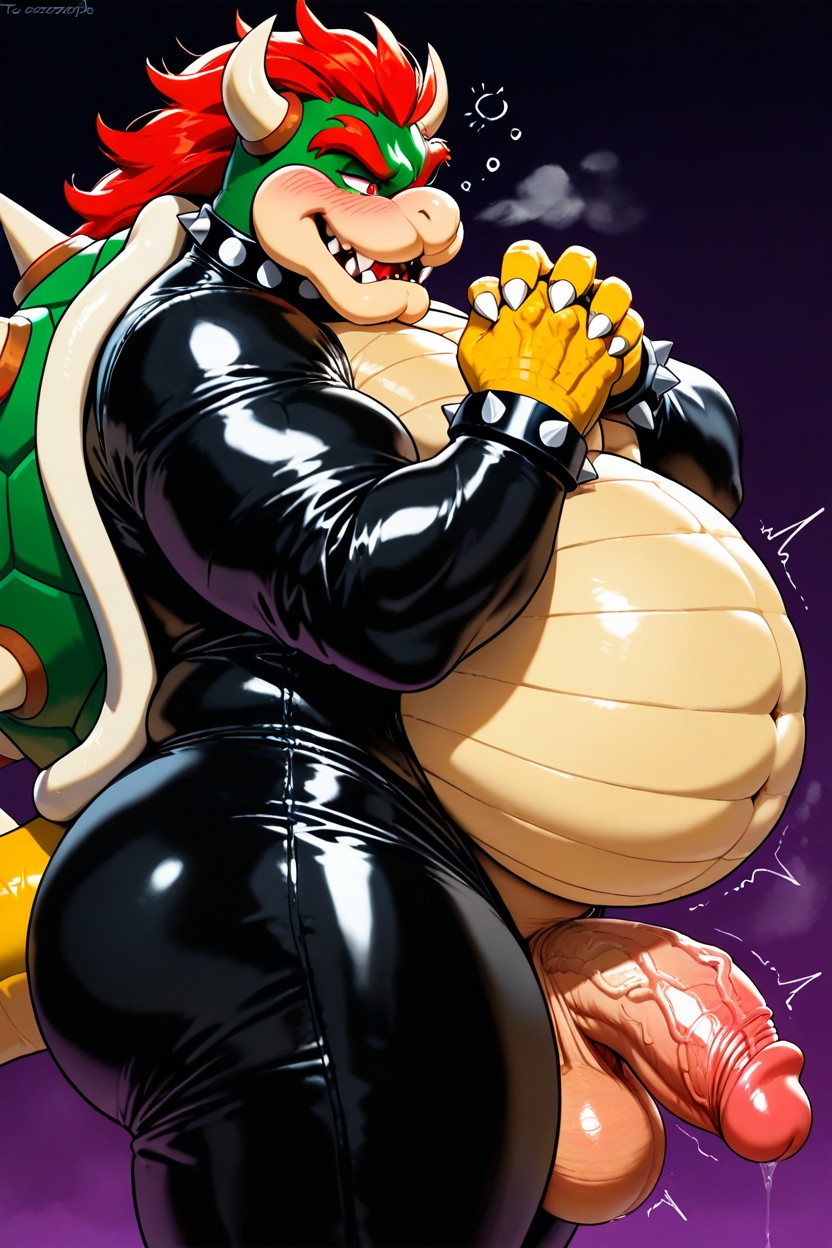 Fat Bowser, Bowser, Bowser Furry AI Porn