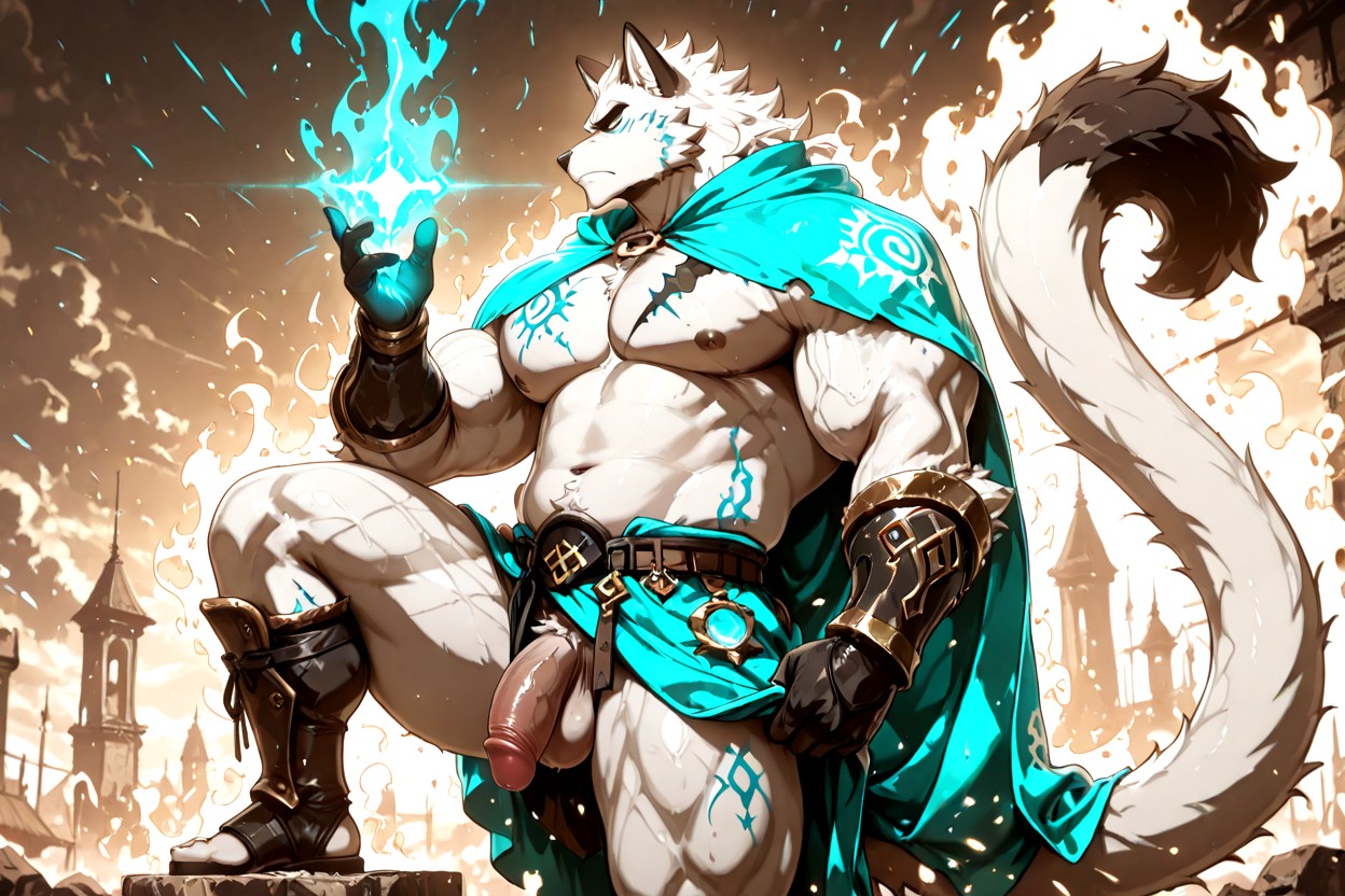 18+, Highly Detailed, Glowing Effect AI兽人黄片