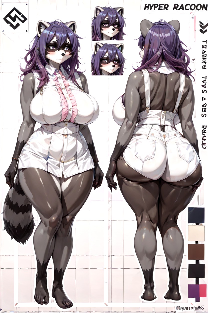 Furry_, Unreal_breasts, Nervous Furry AI Porn