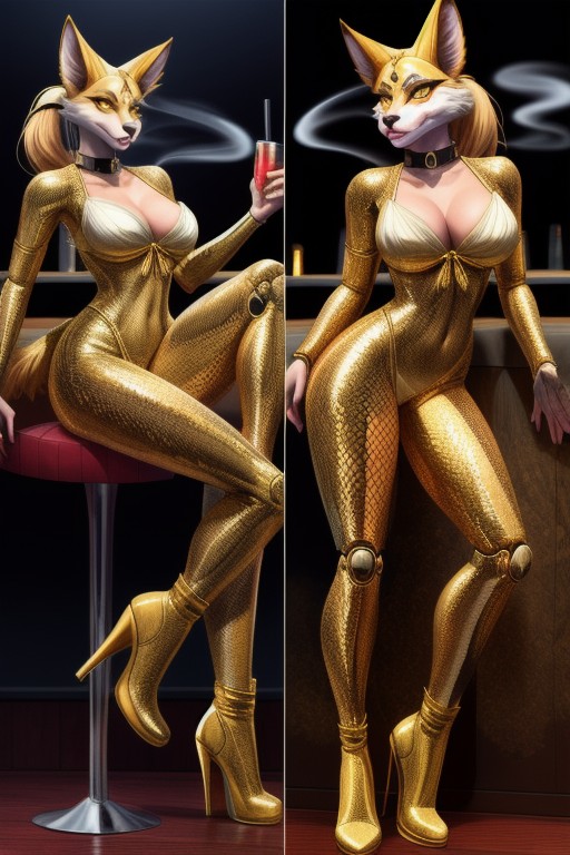 Neon, Mistress, Night Furry AI Porn