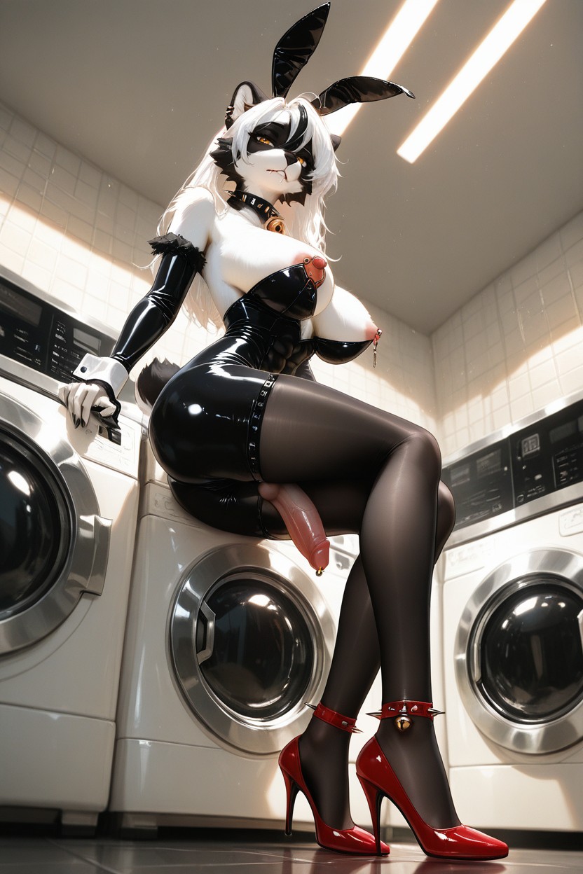 Tigth Waist, Bubble Butt, Fit Furry AI Porn