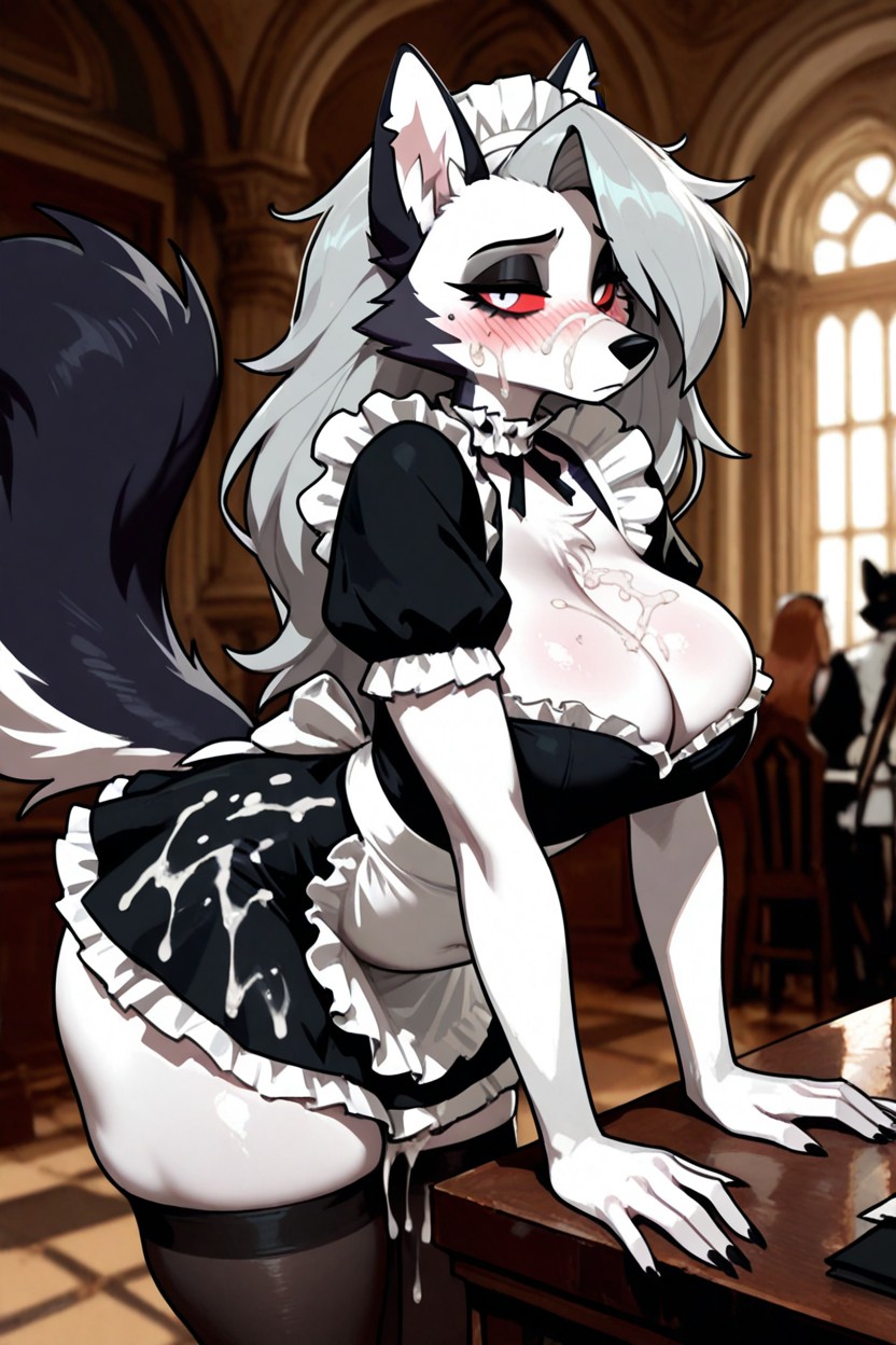 Cum On Tits, Cum On Face, Horny ファーリーAIポルノ