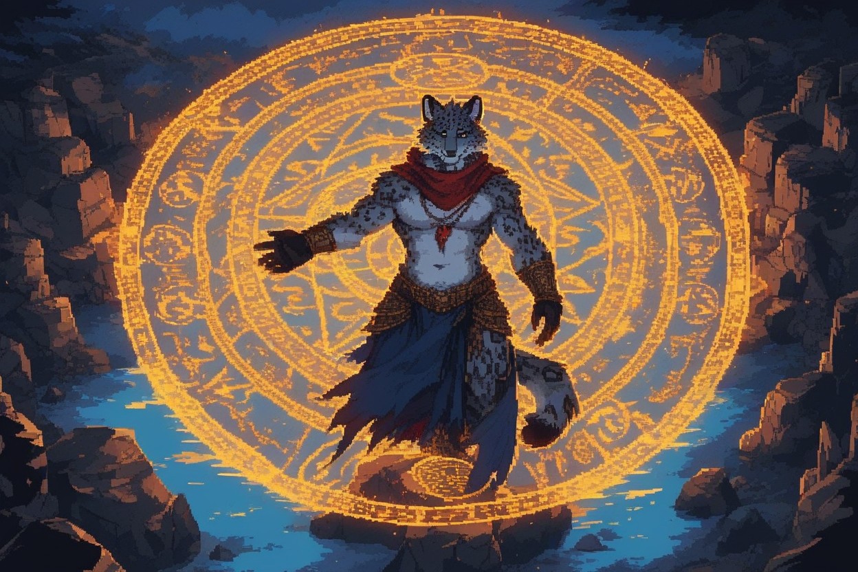 Magic Circle, Girthy Penis, 18+ Furry IA