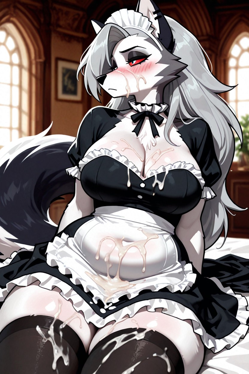 Berry Fur, Embarrassed, Perfect Face AI獸人黃片
