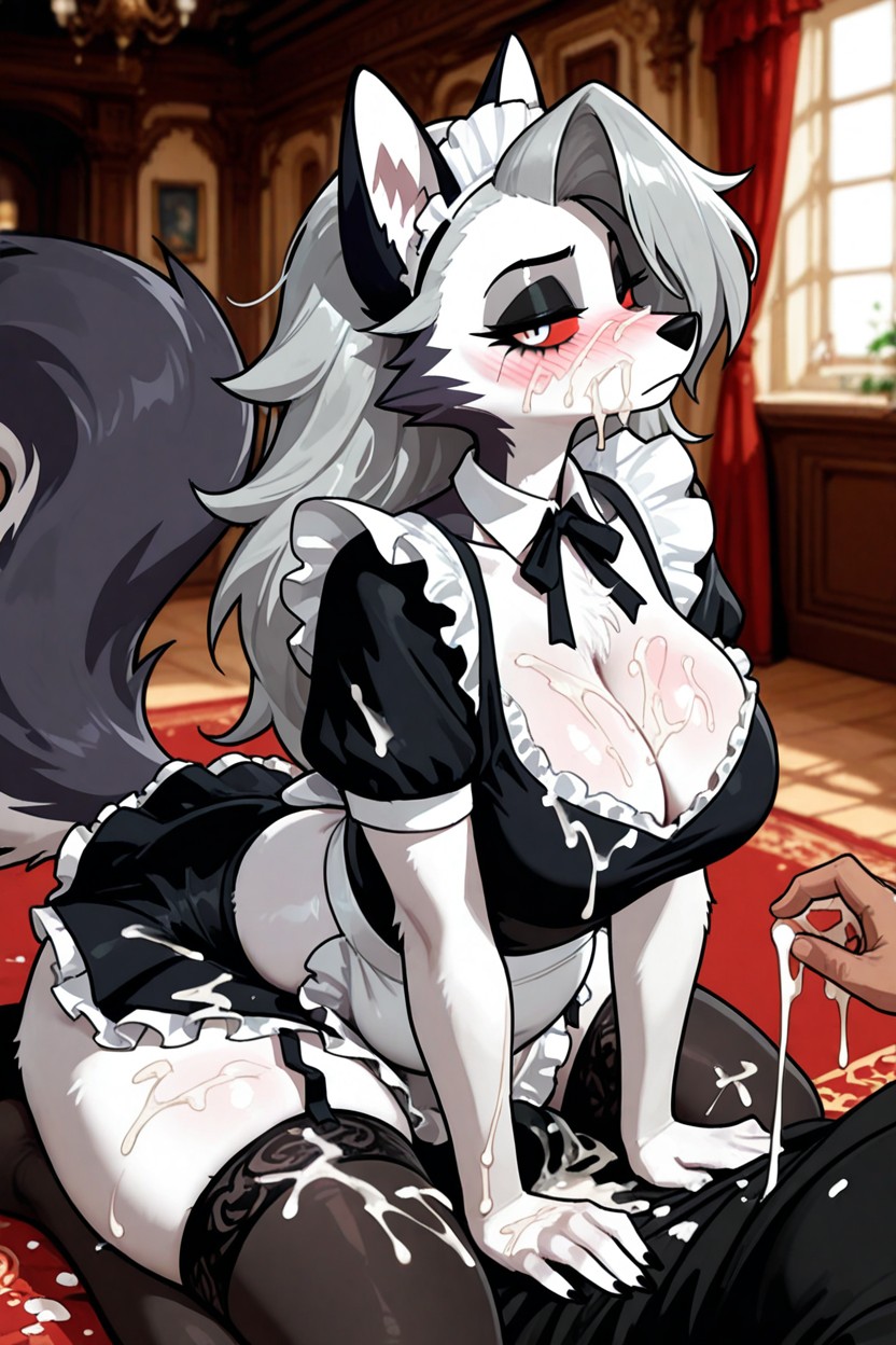 Beautiful Light, Female, Loona Tail ファーリーAIポルノ