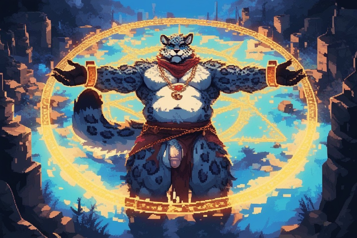Ultra-detailed, Magic Circle, Very Thick Neck Fur AI獸人黃片