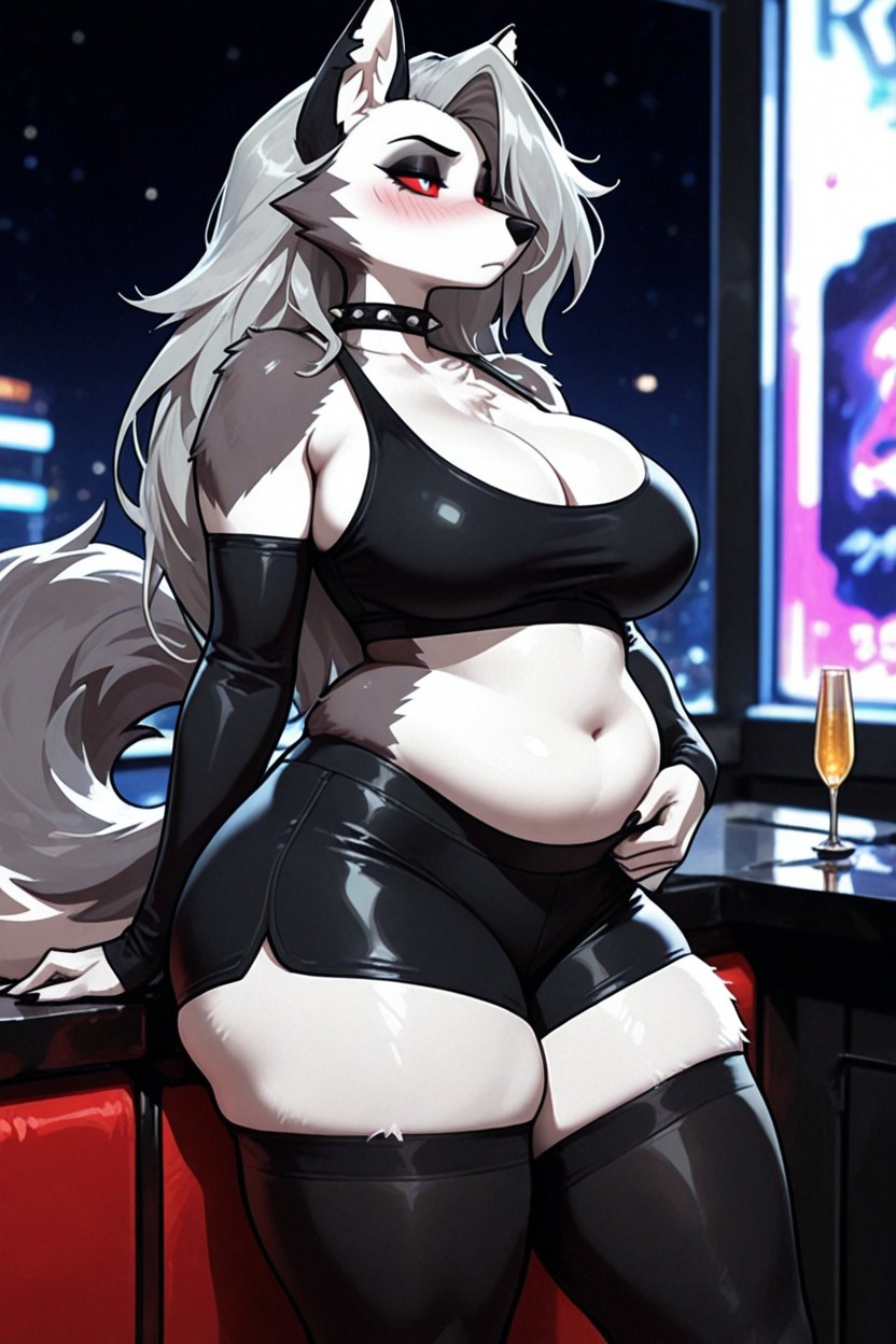 Grainy, Loona Tail, White Iris Furry AI Porn