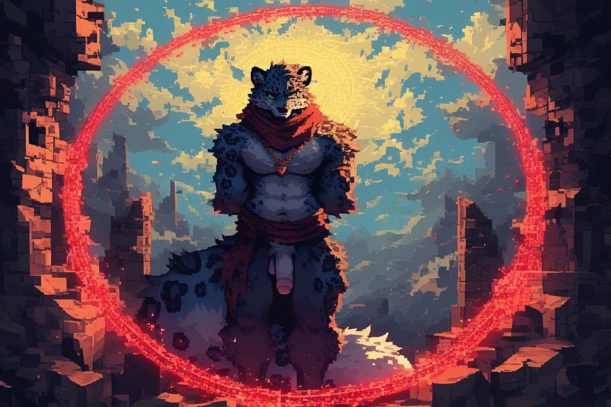 Thick Overgrown Dense Fuzzy Body Fur, Dynamic Hands Placement, Fuzzy Legs Fur AI兽人黄片