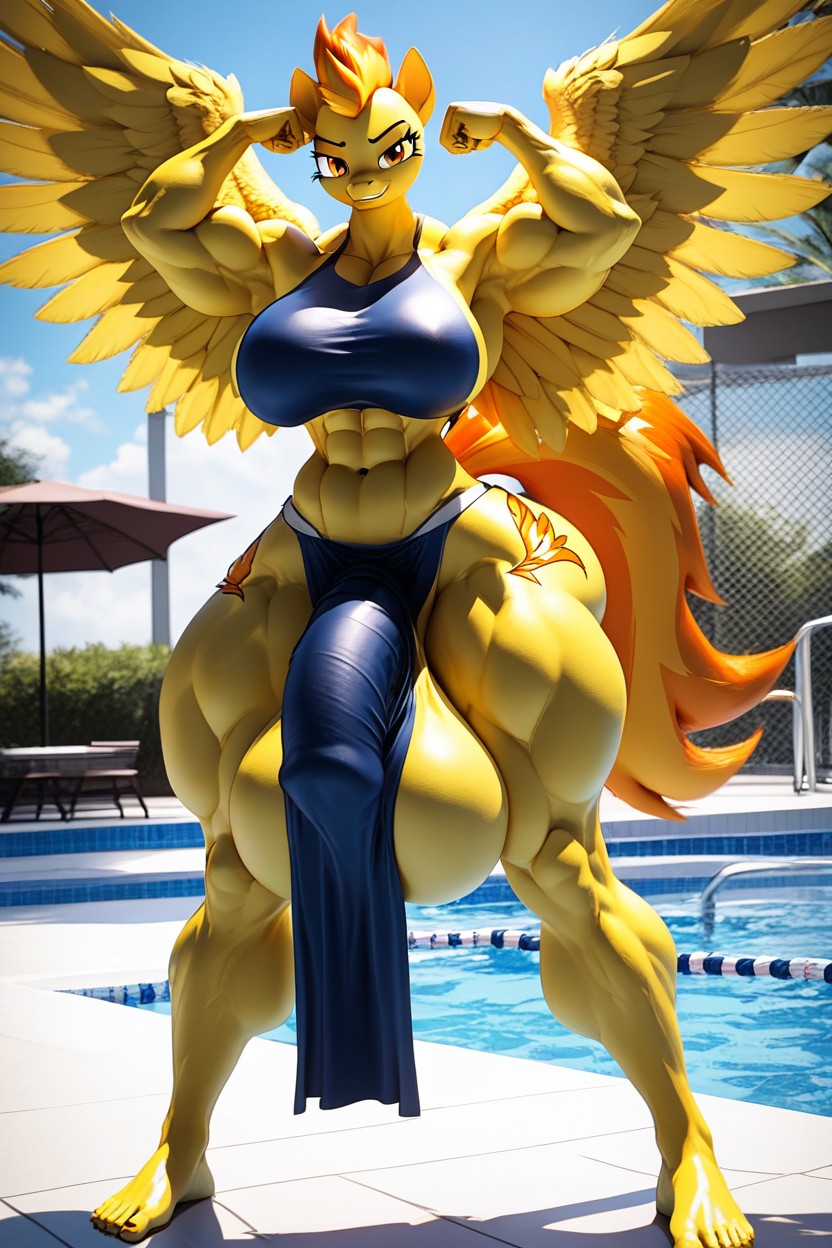 Pool, 腰部鏡頭, Large Abdomen AI獸人黃片