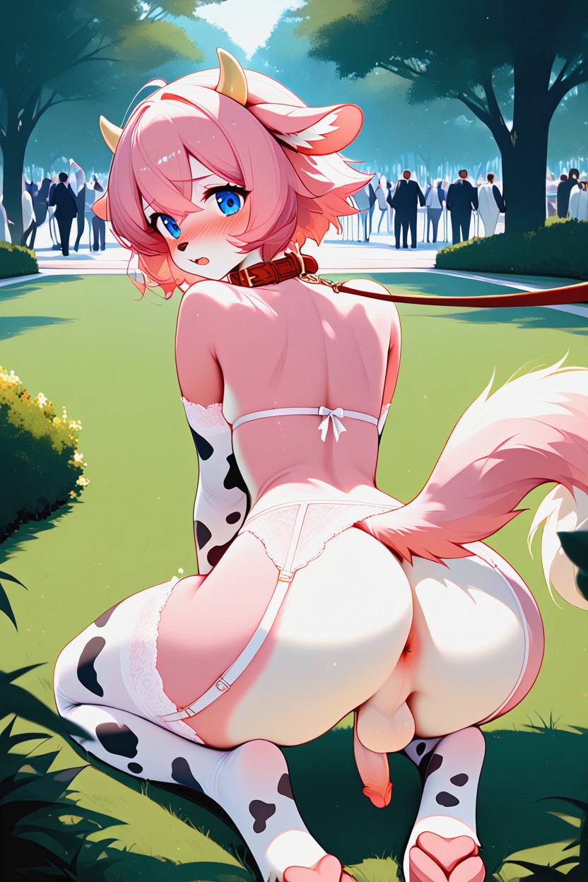 Perfect Ass, Cow, Nervous Eyes ファーリーAIポルノ