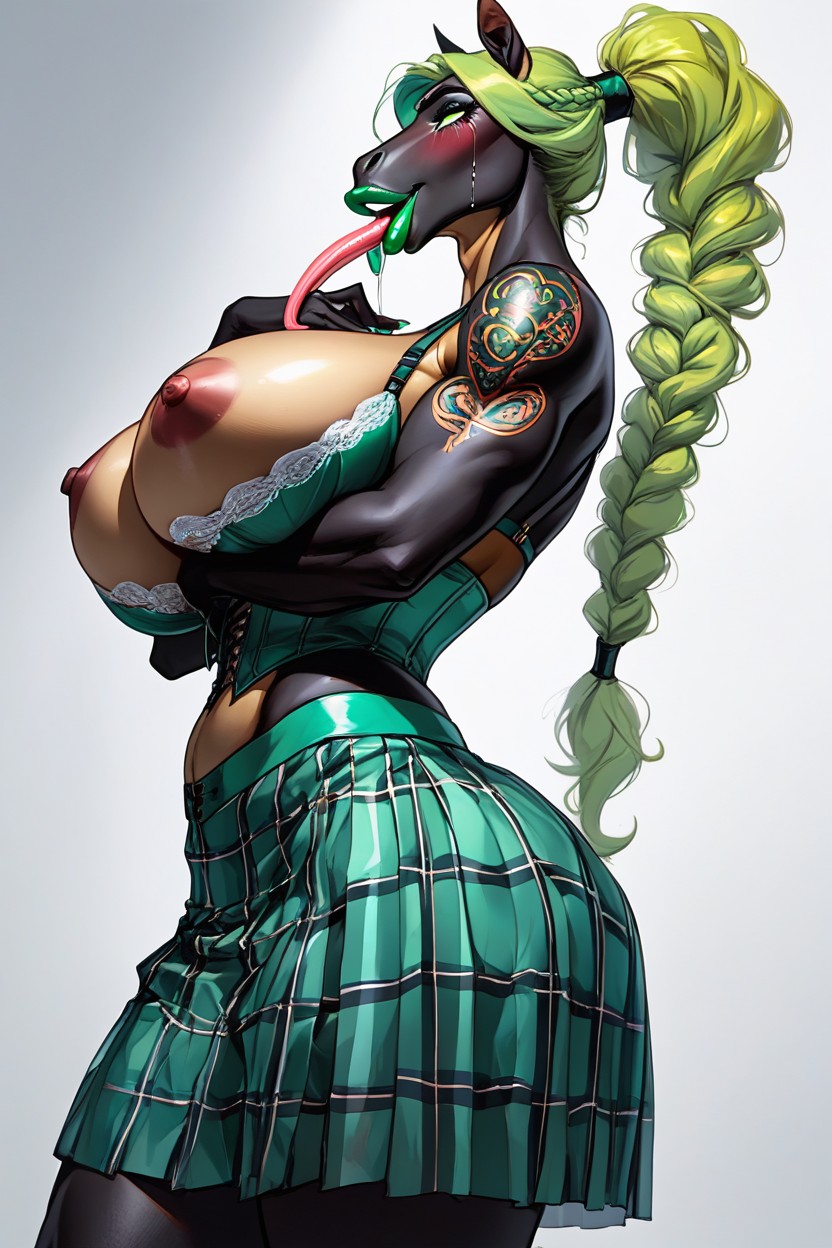 吐舌頭, Leech Humanoid, 高潮 AI獸人黃片