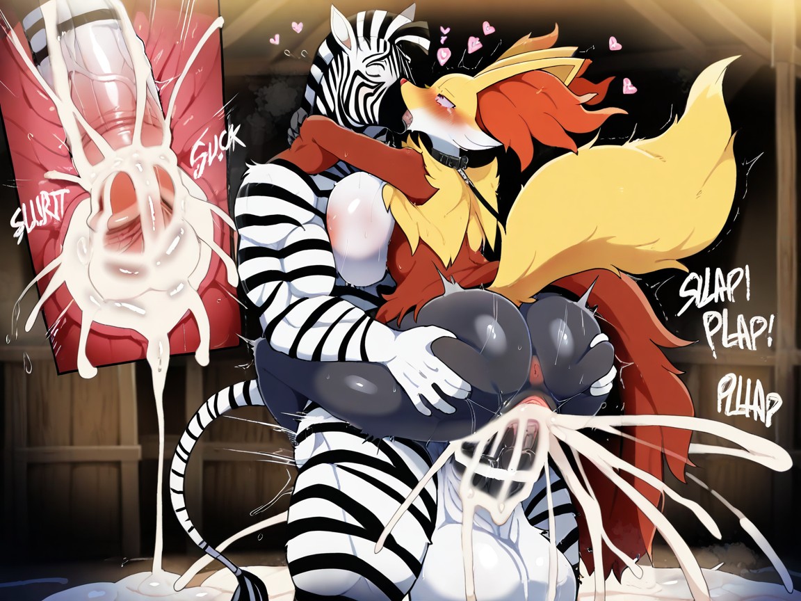 Dagasi Artstyle, Movement Lines, Happy Crying Furry AI Porn