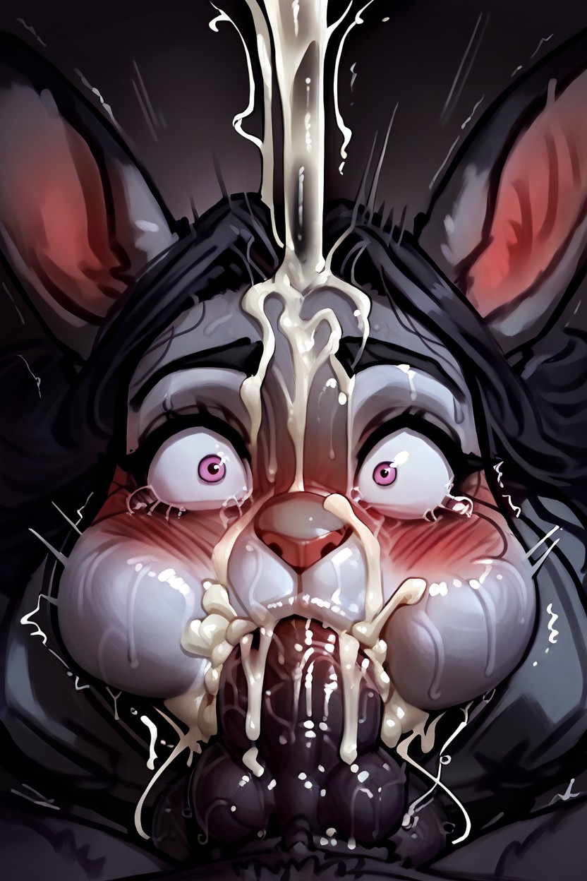 Wide Eyed, Surprised, En Caliente Furry IA