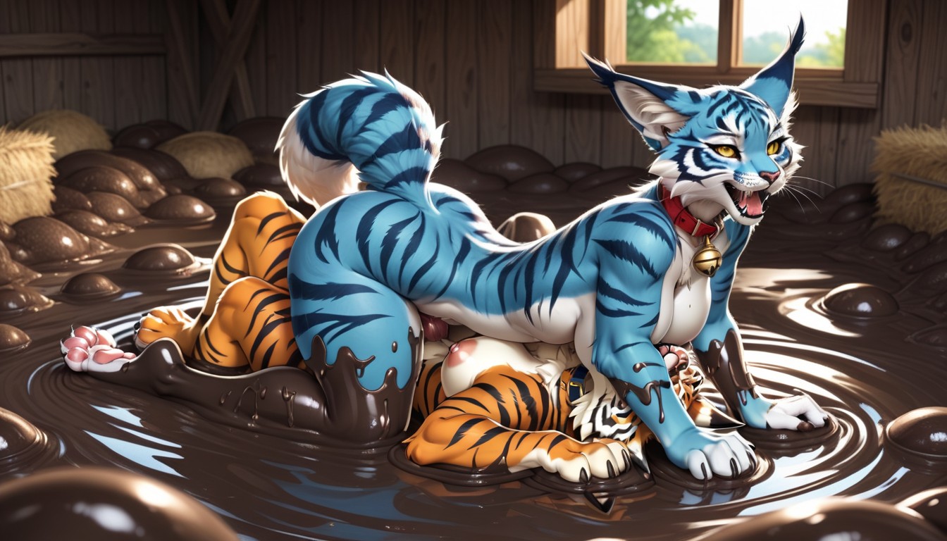 Sabertooth, Mud All Over Body, Nightelf Catform Furry IA