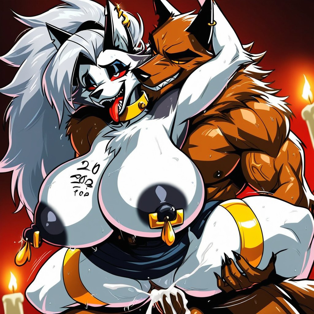 Studio Quality, High Detail Eyes, Ponytail Furry IA