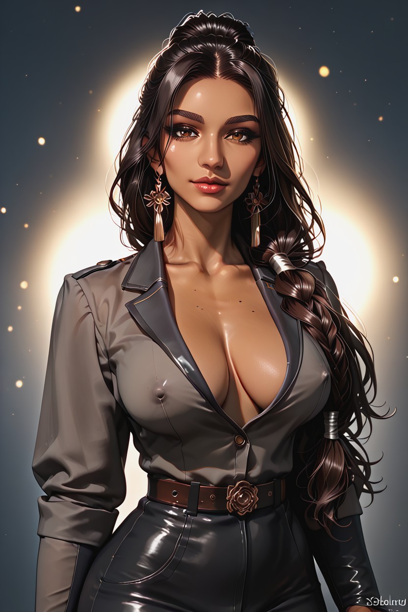 행복하다, Professional Portrait Photography Style With Anime Rendering, Light Shapes 퍼리 AI 포르노