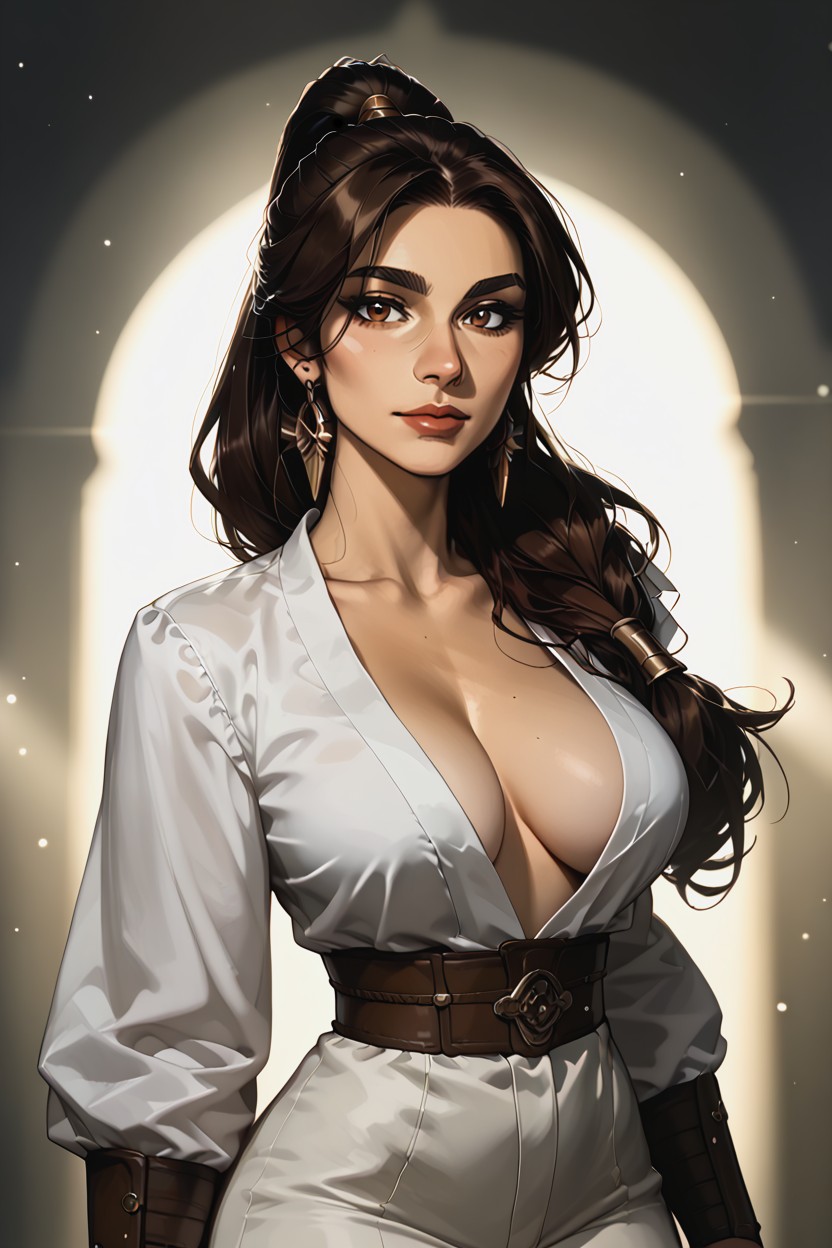 Front View, Hyper-detailed D Anime-style The Image Is Shot In A Crisp, Night Furry AI Porn