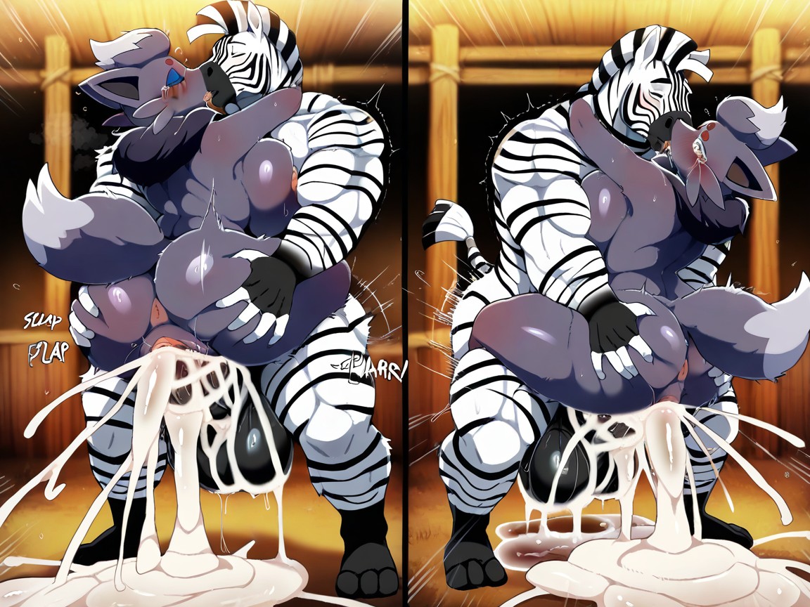 Big Breasts, Dagasi Art Style, Zèbre Porno IA Furry