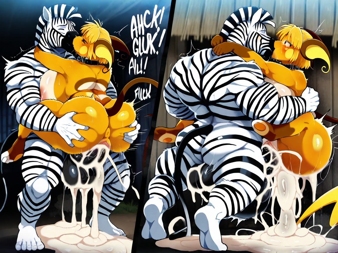 Dagasi Artstyle, Sex Effects, Sexo En Brazos Furry IA