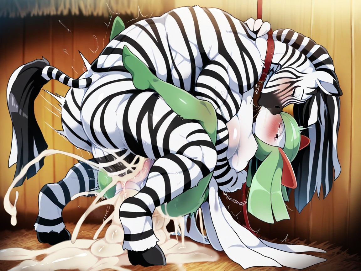 Female Kirlia, Moaning Noise, Vaginal Pentration Furry IA