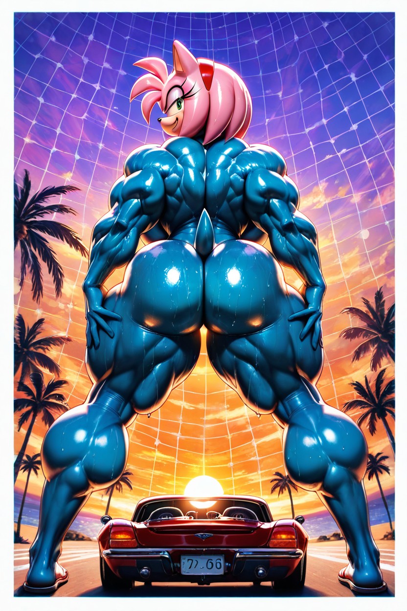 Front View, Full Body, Clean White Border Furry AI Porn
